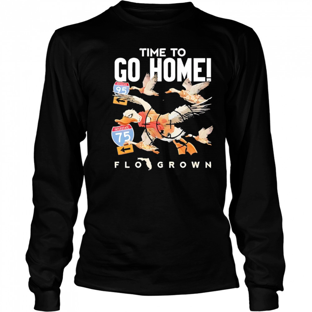 Winter migration vibes snow bird shirt Long Sleeved