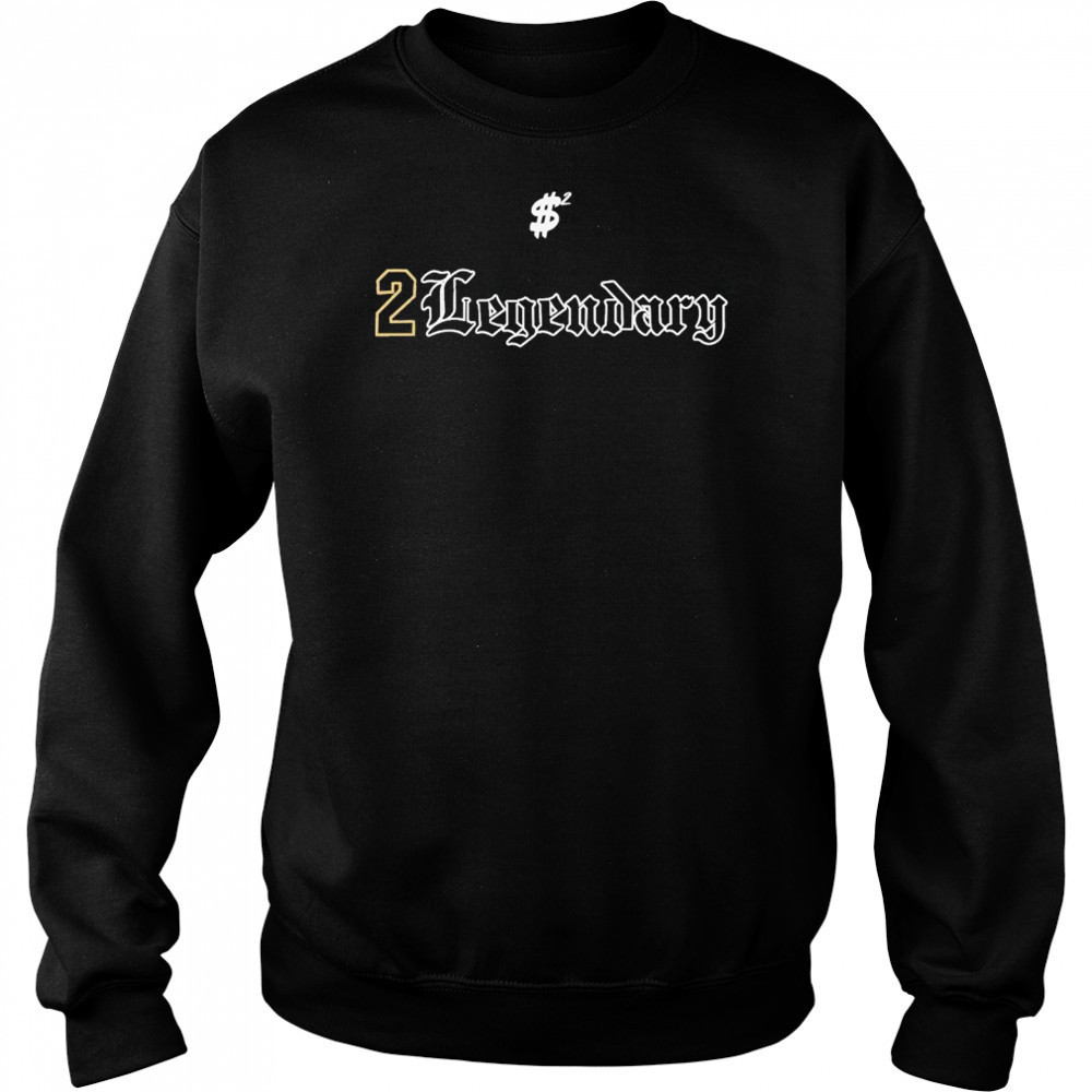 $2 2Legendary Logo T-shirt Hoodie