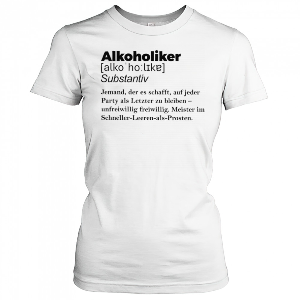 Alcoholic Definition T-shirt Women's T-shirt