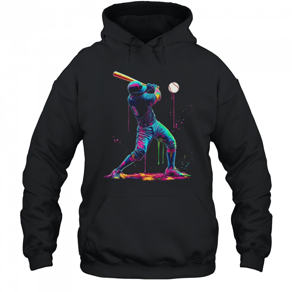 Baseball Player Sprinkles Drip Ice Cream Lover Men Women shirt Hoodie