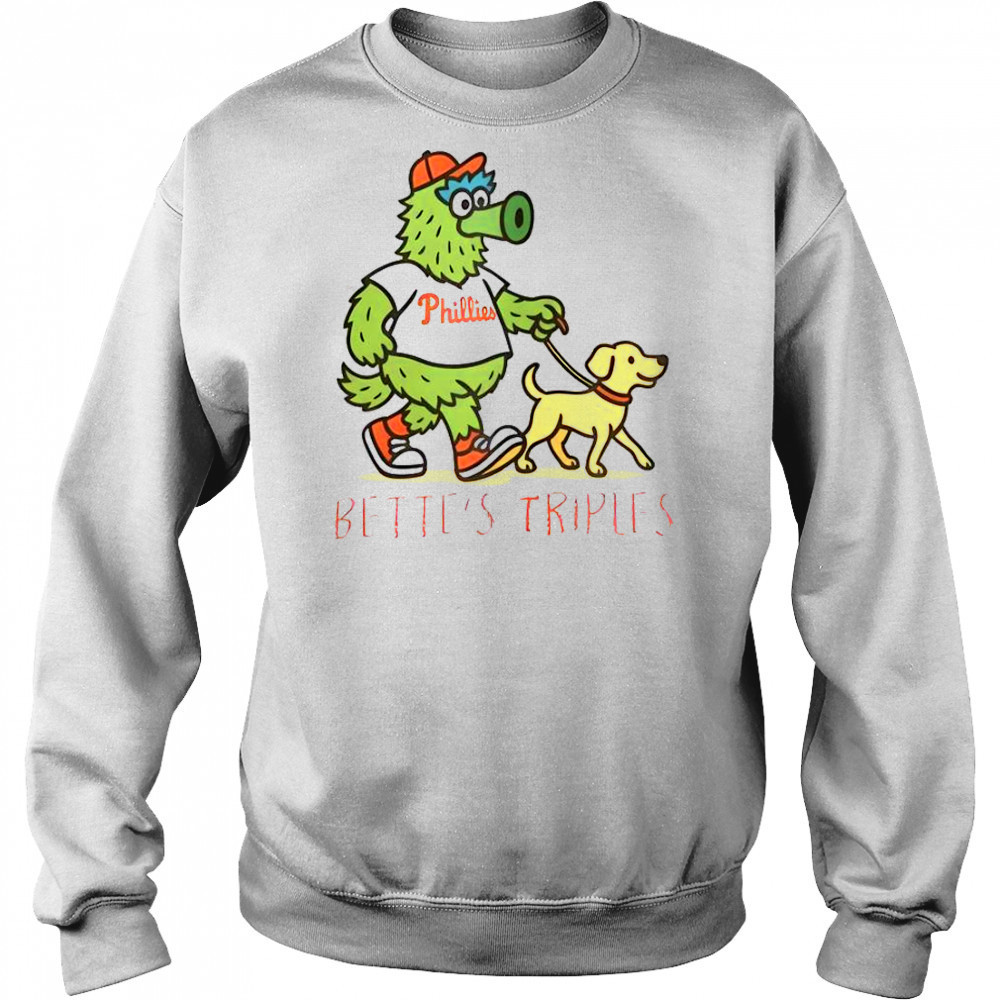 Bette’s Triples Phillie Phanatic Philadelphia Phillies T-Shirt Hoodie
