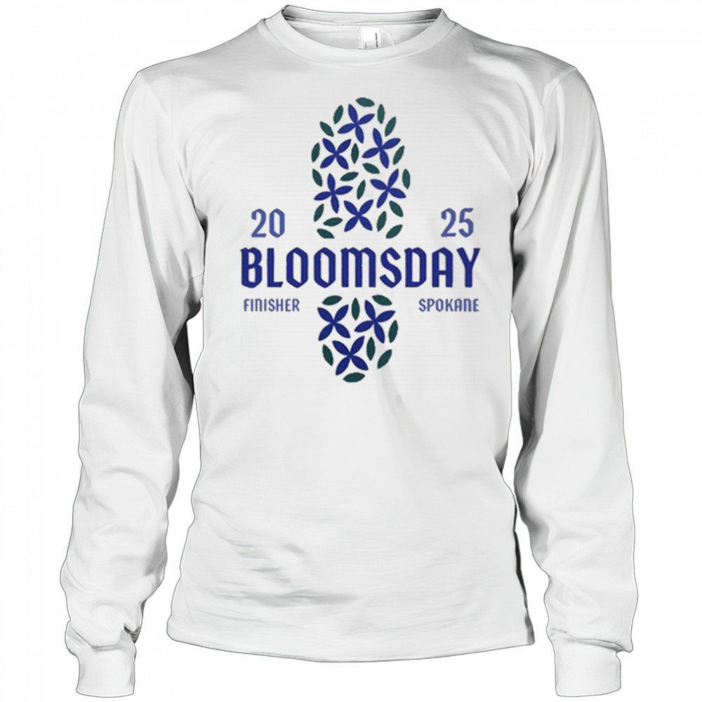 Bloomsday Finisher Spokane 2025 T-shirt Long Sleeved