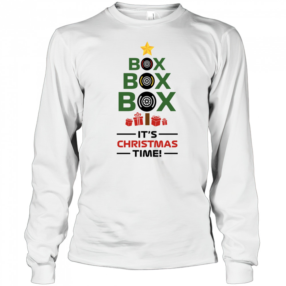Box Box Box It’s Christmas Time F1 Xmas Long Sleeved