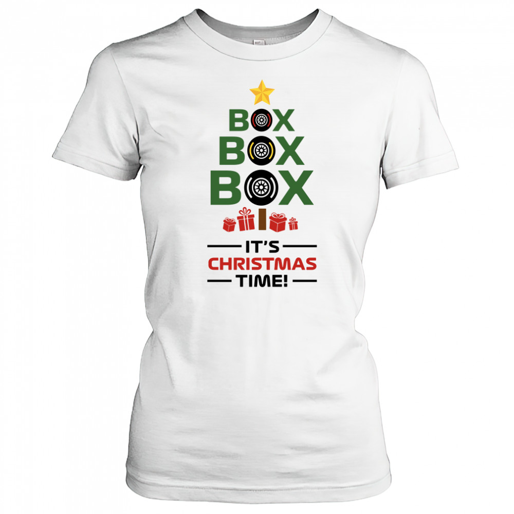 Box Box Box It’s Christmas Time F1 Xmas Women's T-shirt