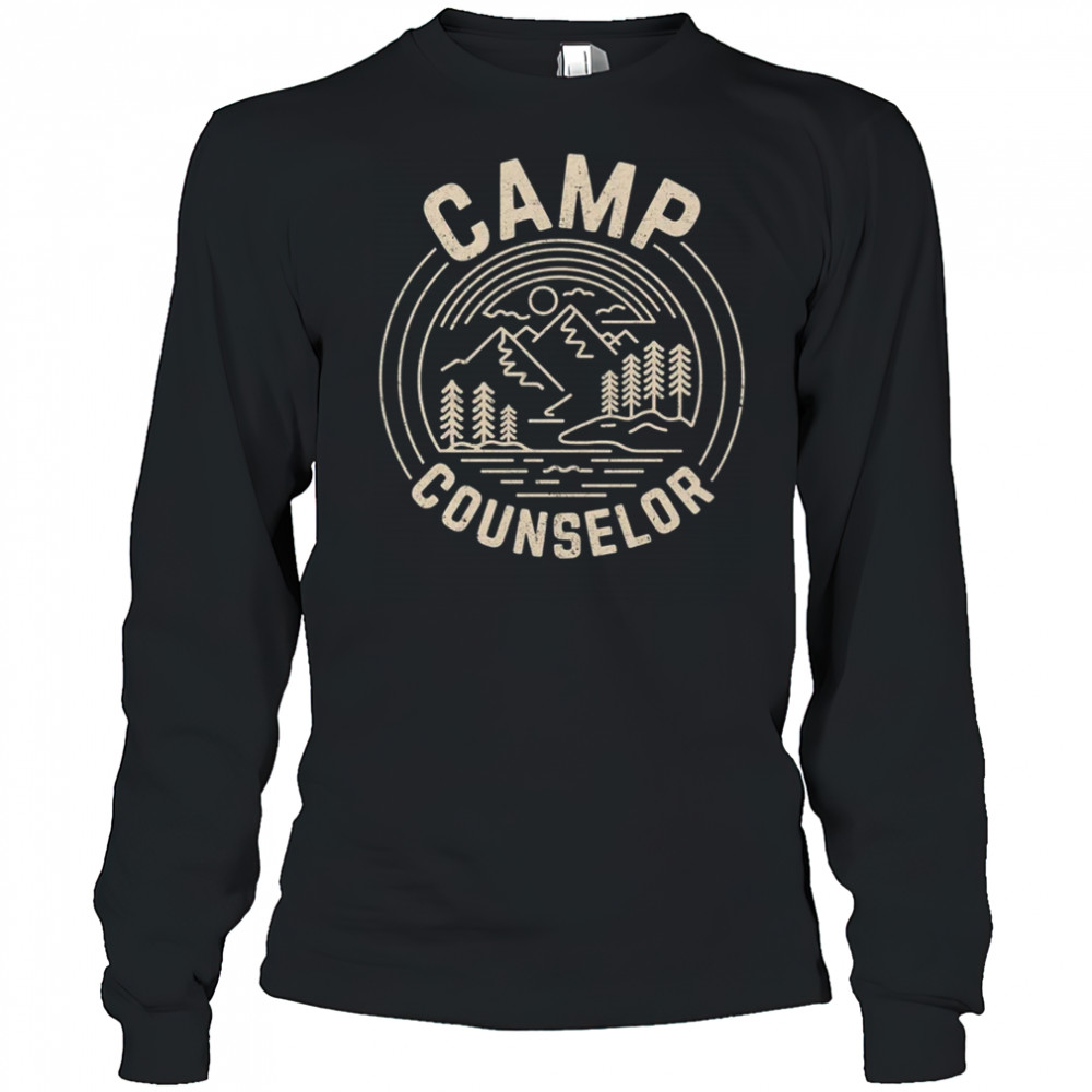 Camp Counselor School Camper Summer Camping Counselor Staff shirt Long Sleeved
