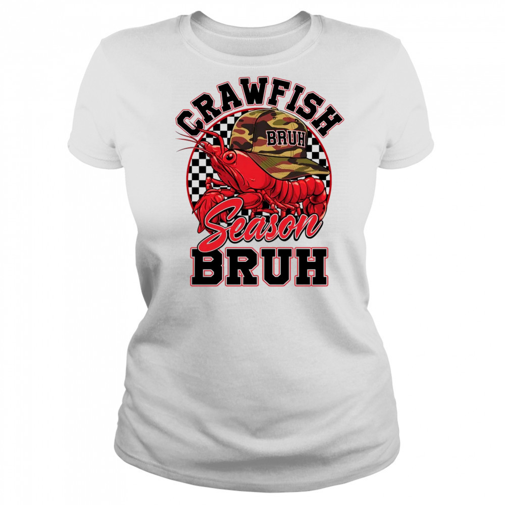 Crawfish Season Bruh Funny Crawfish Boil Lobster Hat Boy shirt Women's T-shirt