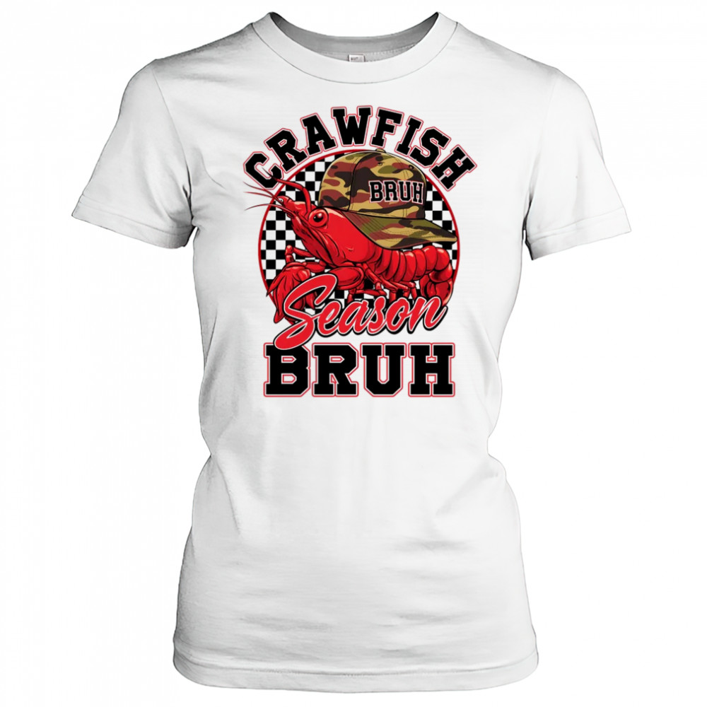 Crawfish Season Bruh Funny Crawfish Boil Lobster Hat Boy shirt Women's T-shirt