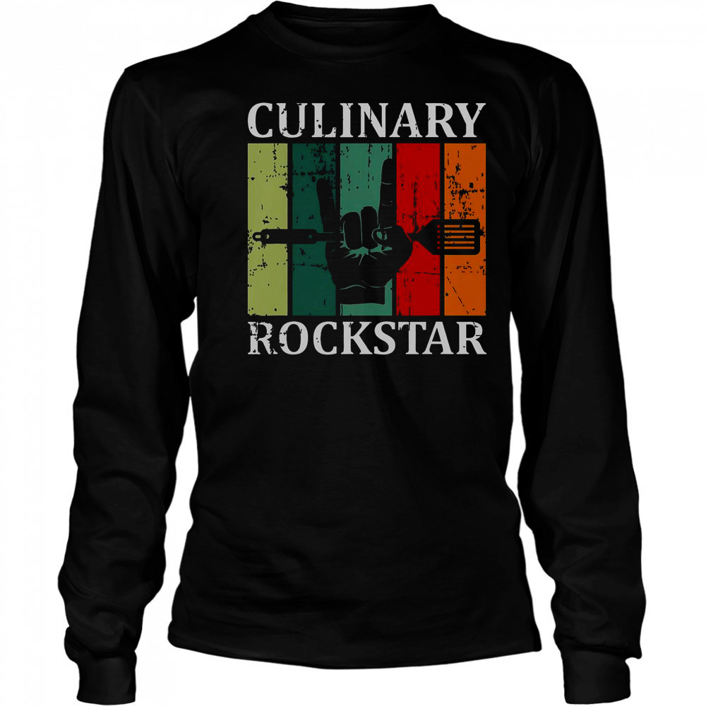Culinary Rockstar Vintage T-Shirt Long Sleeved