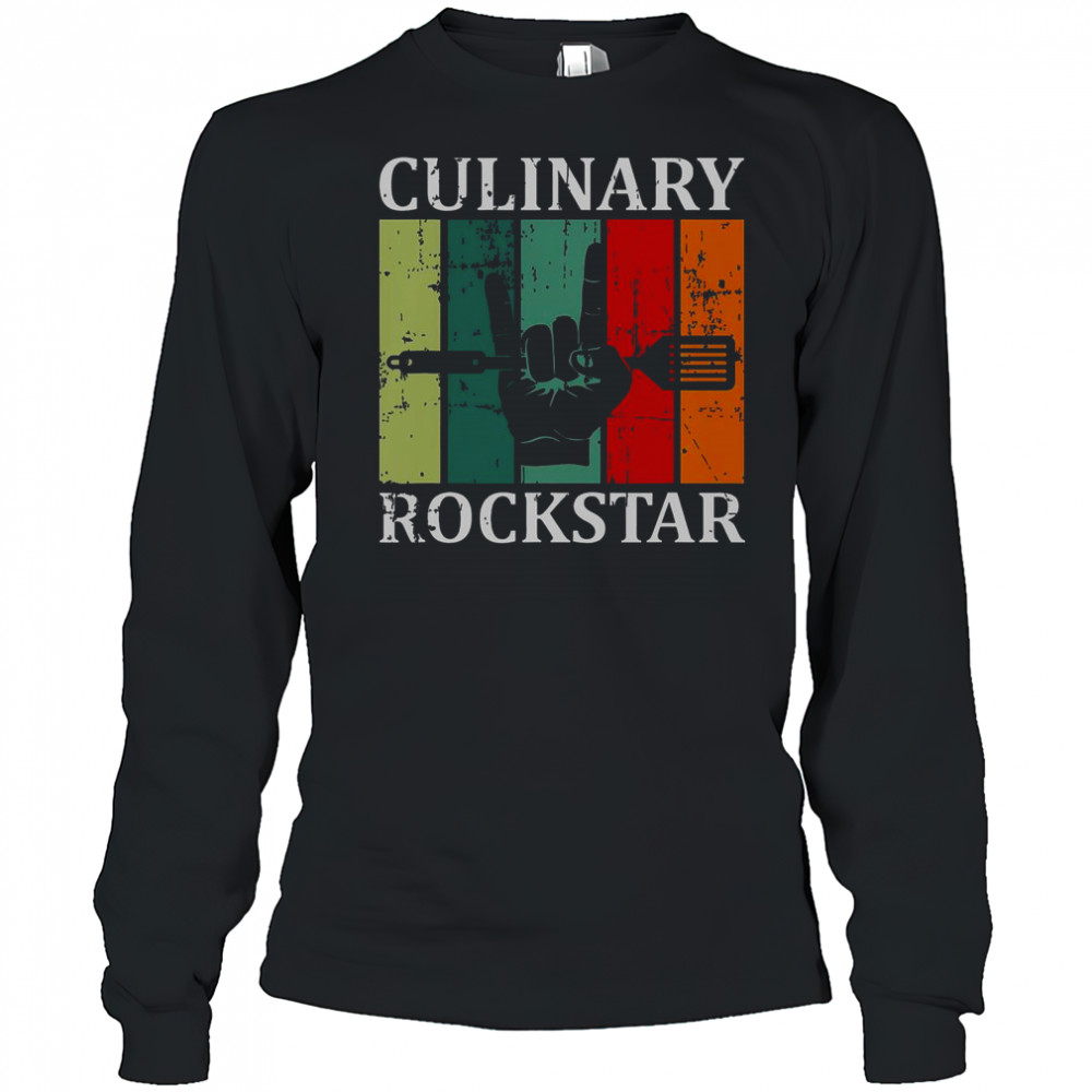 Culinary Rockstar Vintage T-Shirt Long Sleeved
