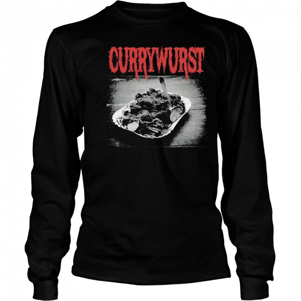 Currywurst Photo T-shirt Long Sleeved