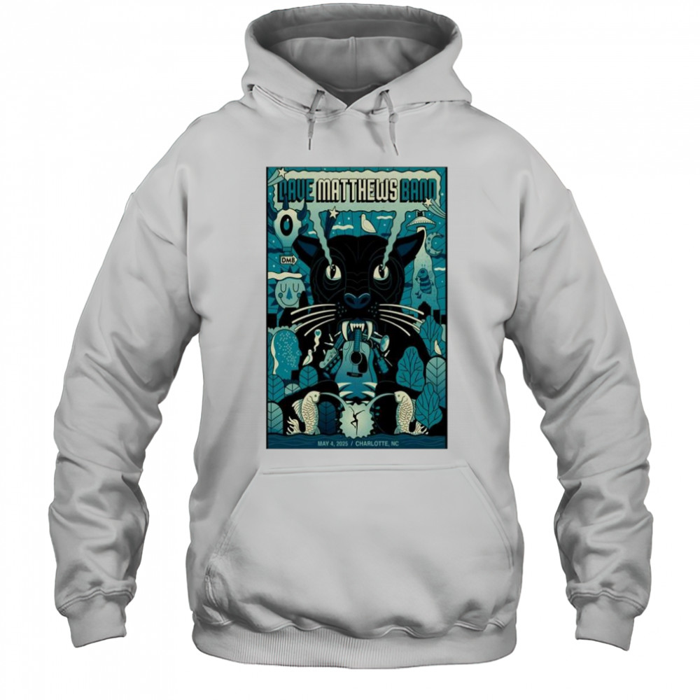 Dave Matthews Band Show May 4 2025 First Ward Park Charlotte NC t-shirt Hoodie