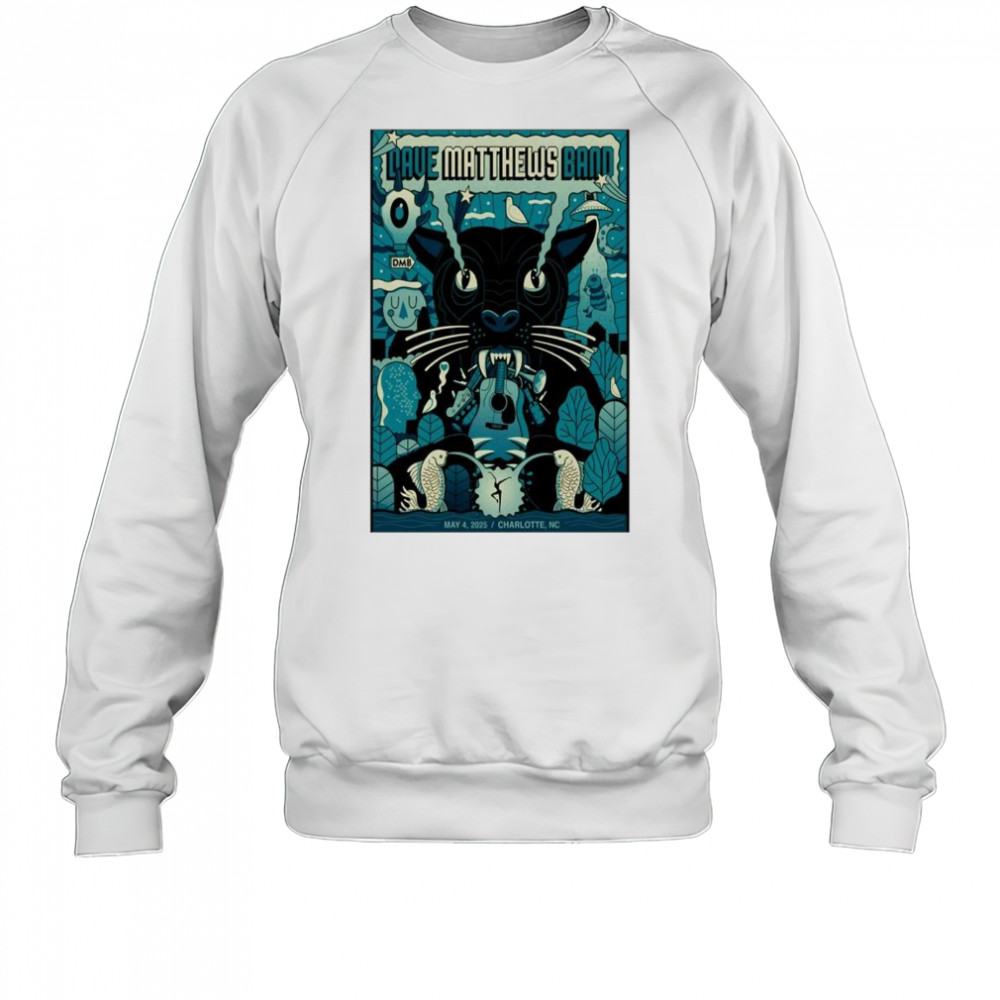 Dave Matthews Band Show May 4 2025 First Ward Park Charlotte NC t-shirt Sweatshirt