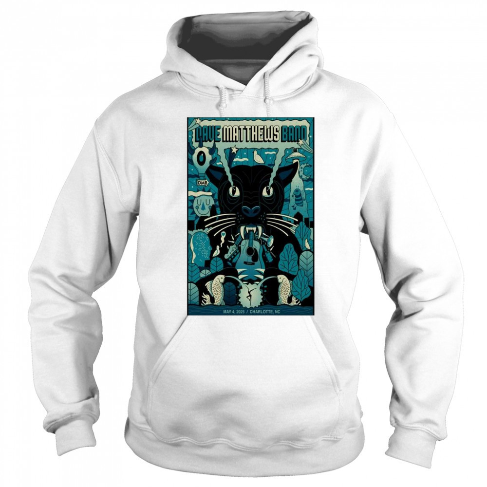 Dave Matthews Band Show May 4 2025 First Ward Park Charlotte NC t-shirt Sweatshirt