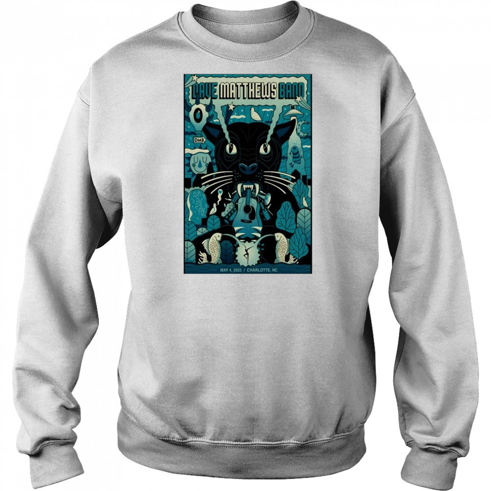 Dave Matthews Band Show May 4 2025 First Ward Park Charlotte NC t-shirt Hoodie