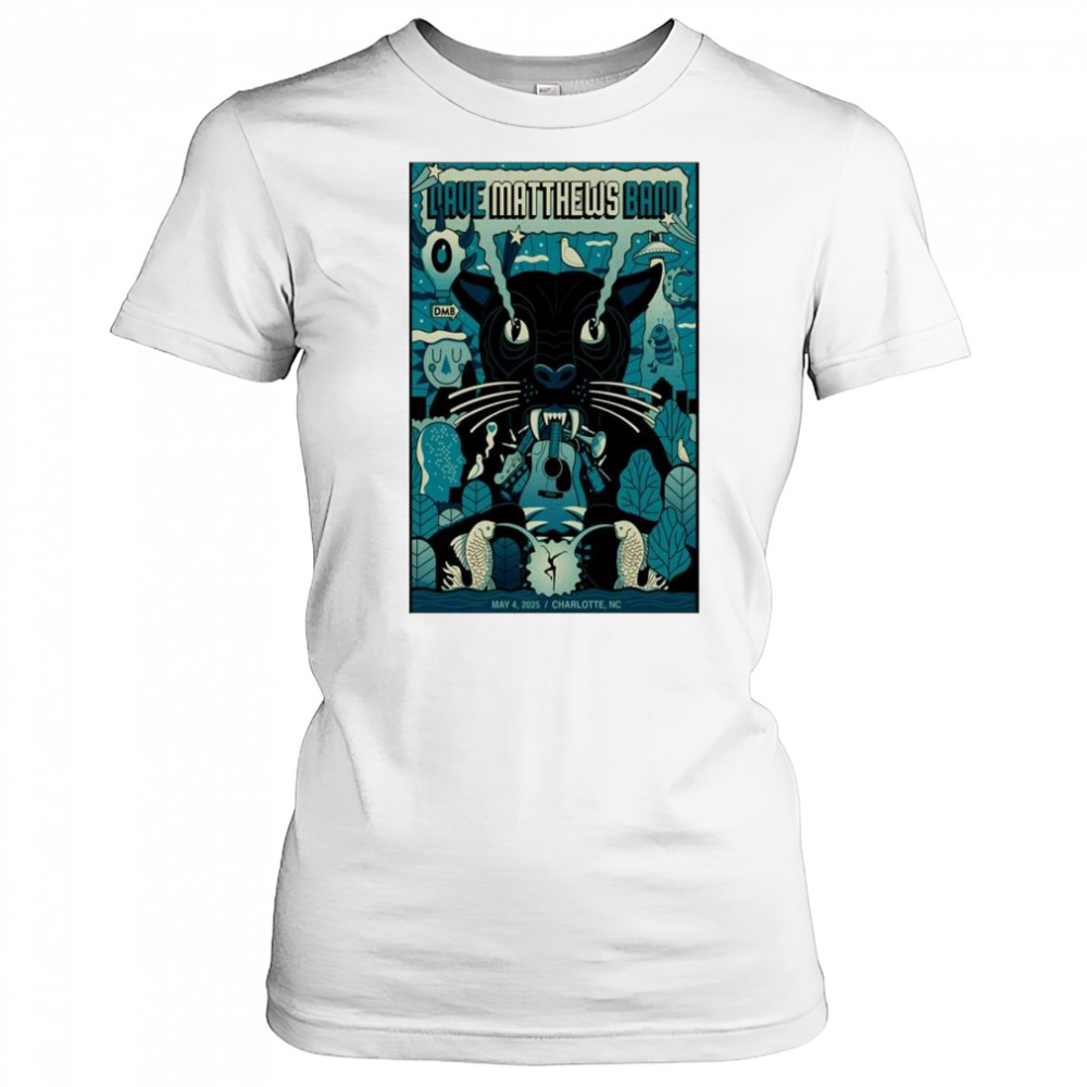Dave Matthews Band Show May 4 2025 First Ward Park Charlotte NC t-shirt Women's T-shirt
