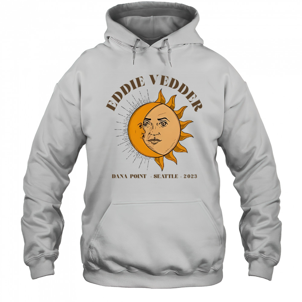 Eddie Vedder Dana Point Seattle 2023 Moon and Sun Hoodie