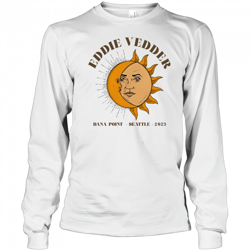 Eddie Vedder Dana Point Seattle 2023 Moon and Sun Long Sleeved
