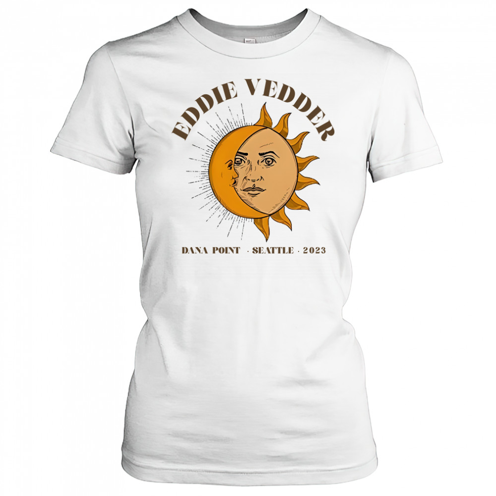 Eddie Vedder Dana Point Seattle 2023 Moon and Sun Women's T-shirt