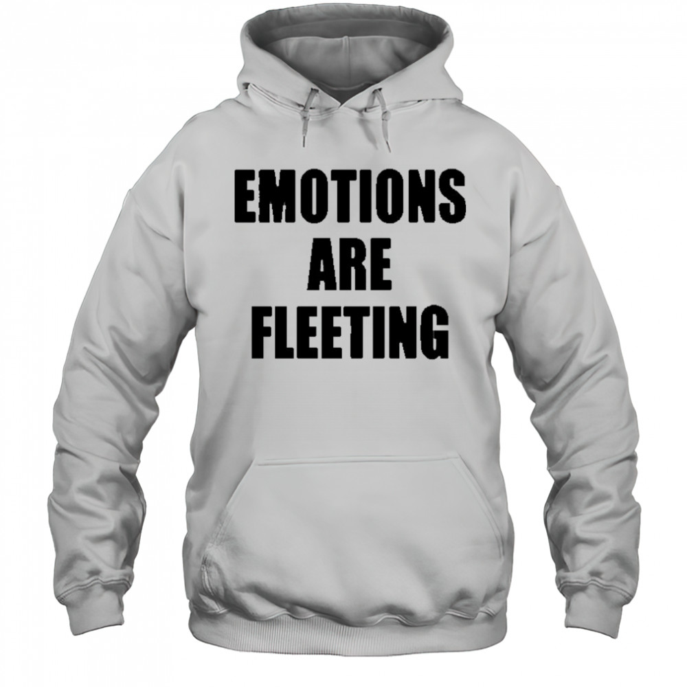 Emotions Are Fleeting T-shirt Hoodie