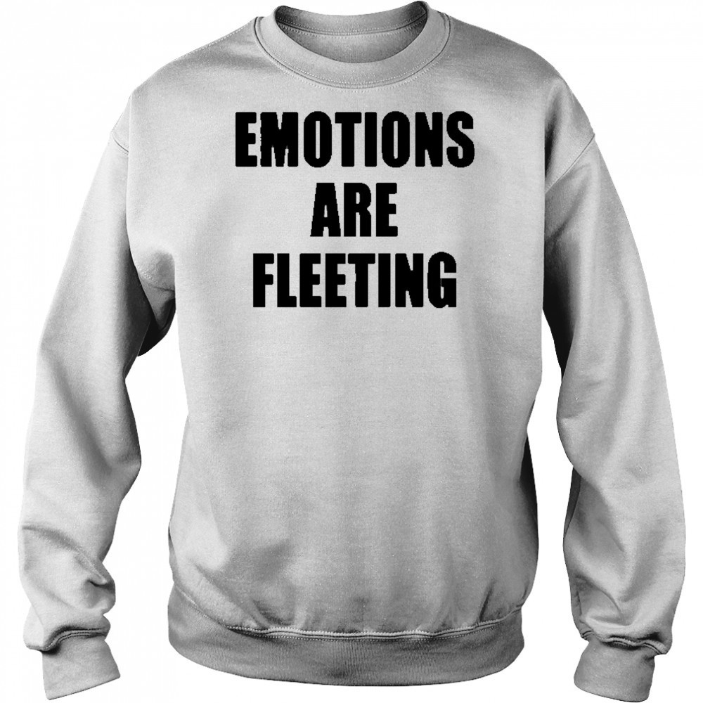 Emotions Are Fleeting T-shirt Hoodie
