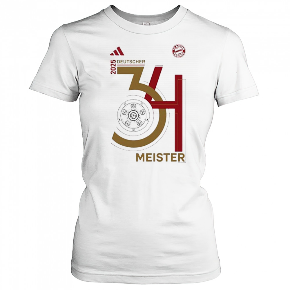 FC Bayern Munich 34 Deutscher Meister 2025 Shirt Women's T-shirt
