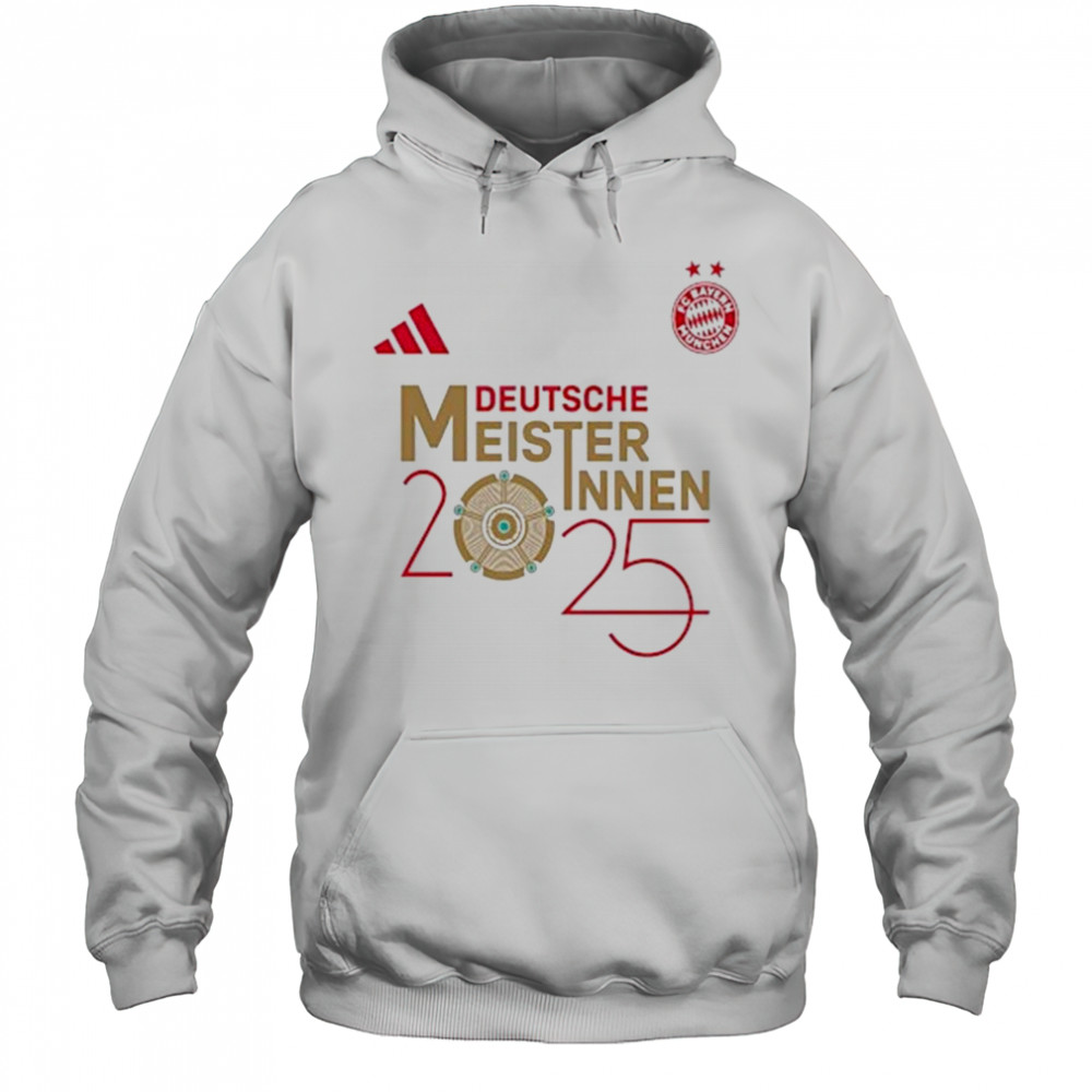 FC Bayern Munich Deutsche Meisterinnen 2025 Shirt Hoodie
