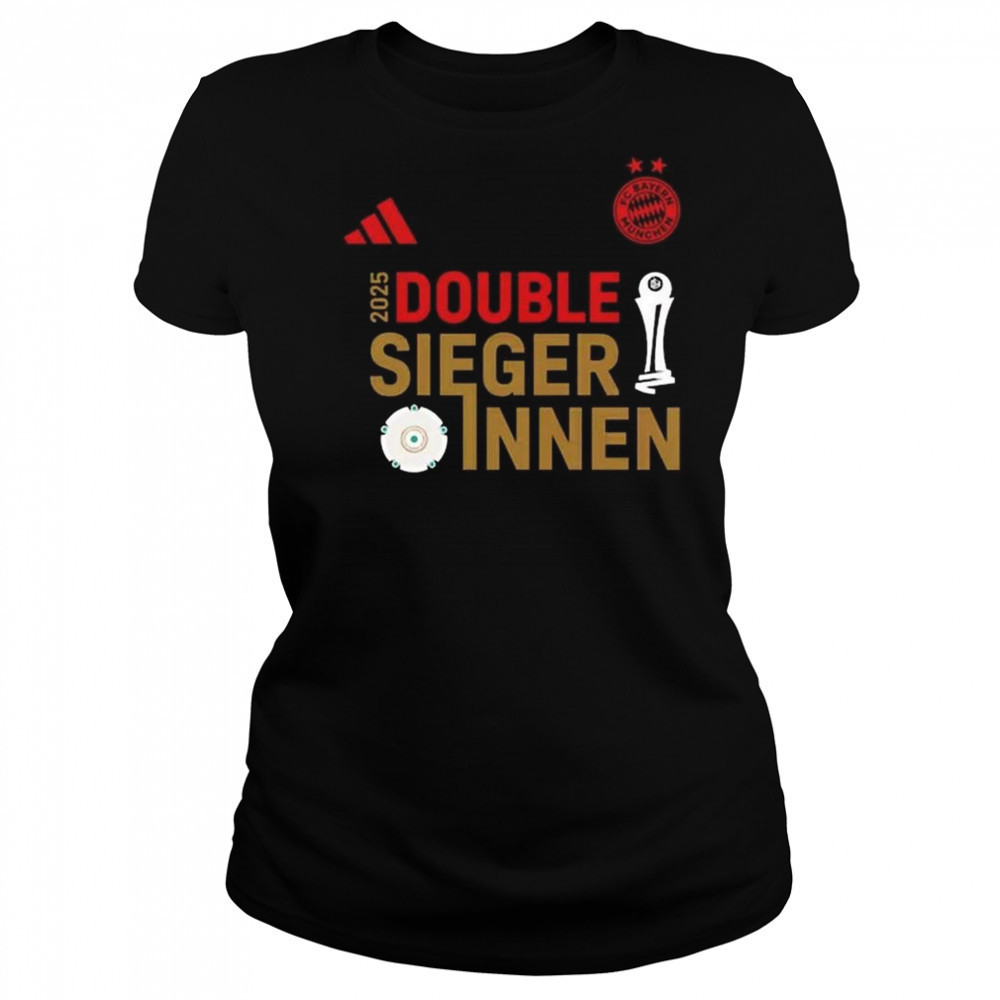 FC Bayern Munich Deutscher Meister 2025 Double Siegerinnen Shirt Women's T-shirt