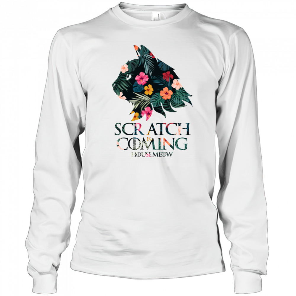 Game of Thrones scratch is coming house meow Cat Drago Long Sleeved