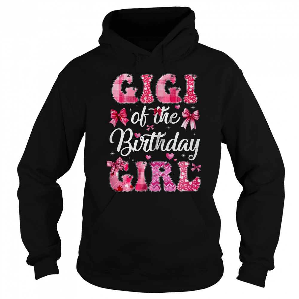 Gigi Of The Birthday Girl Family Pink Coquette Bow shirt Sweatshirt