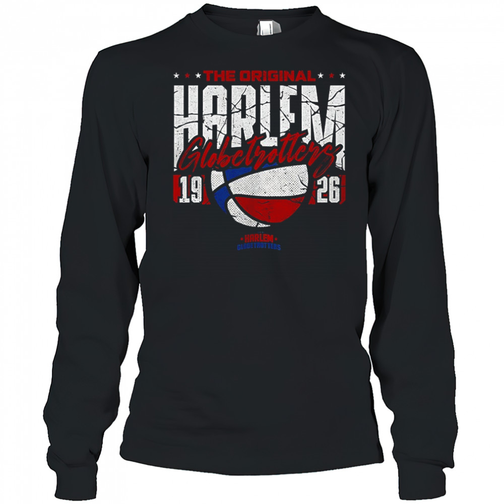 Harlem Globetrotters cracked font 1926 shirt Long Sleeved