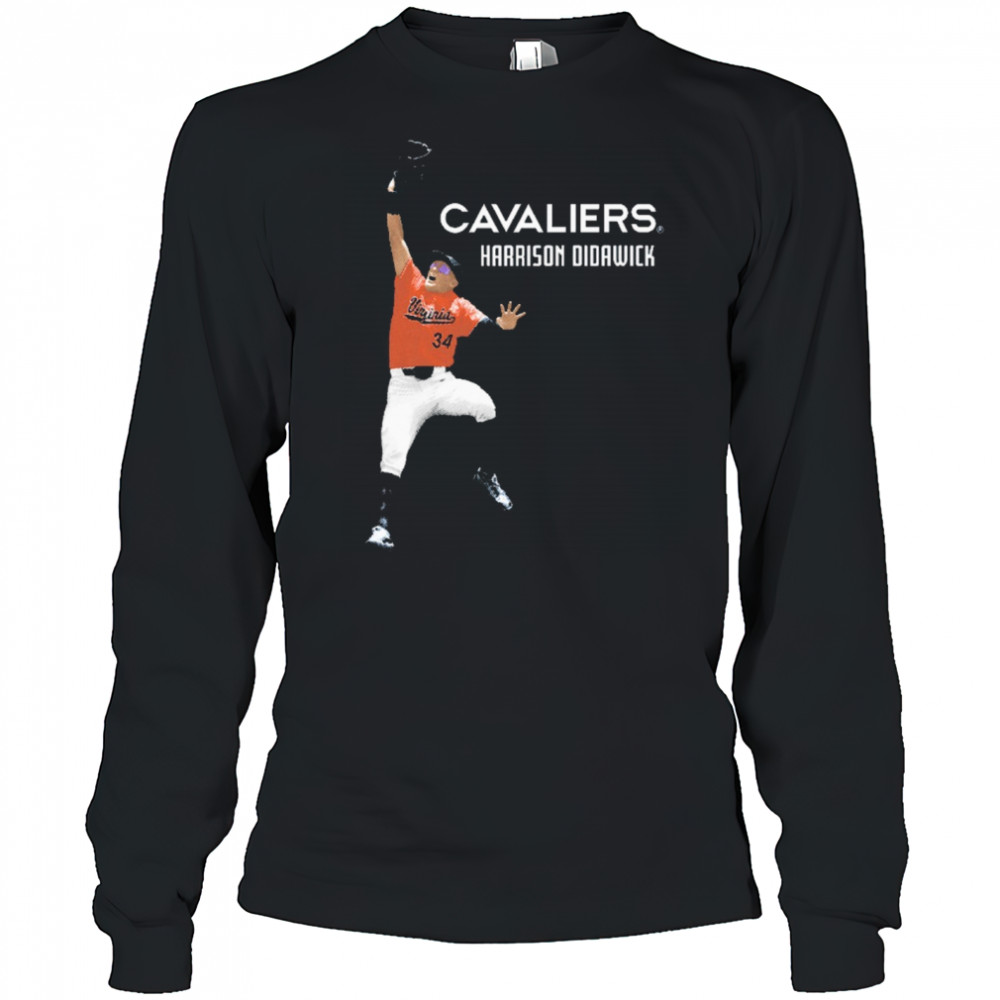 Harrison Didawick Virginia Cavaliers baseball NCAA Division I Portrait t-shirt Long Sleeved