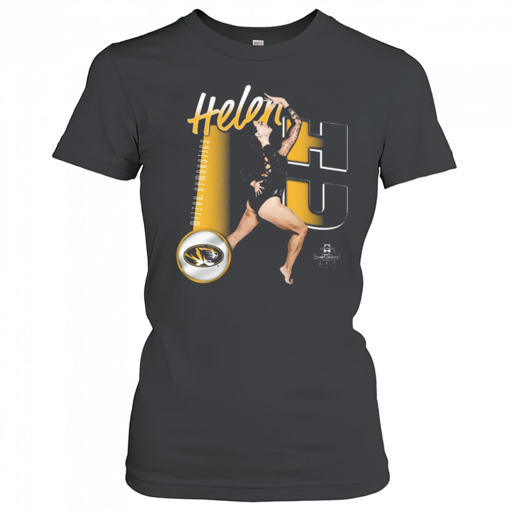 Helen Hu Missouri Tigers NCAA Gymnastics Championships Portrait t-shirt Women's T-shirt