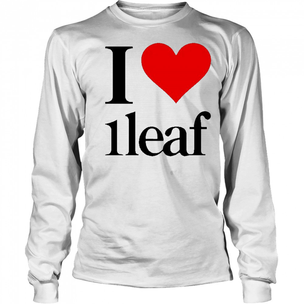 I Love 1Leaf T-shirt Long Sleeved