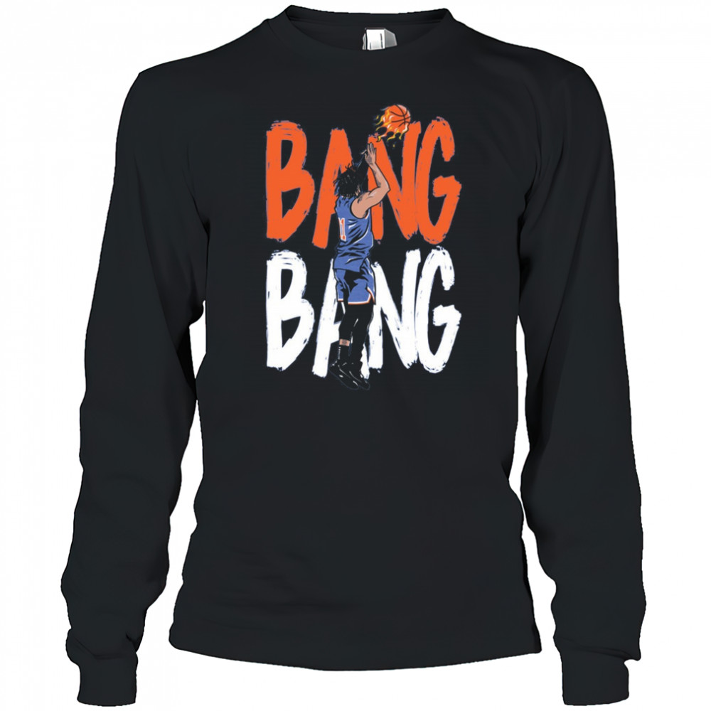 JB Jalen Brunson Bang Bang New York Knicks Basketball 2025 t-shirt Long Sleeved