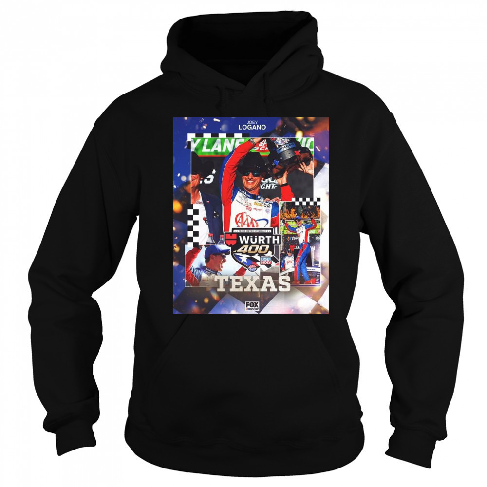 Joey Logano Nascar Cup Series Wins At Texas Motor Speedway Wurth 400 t-shirt Sweatshirt