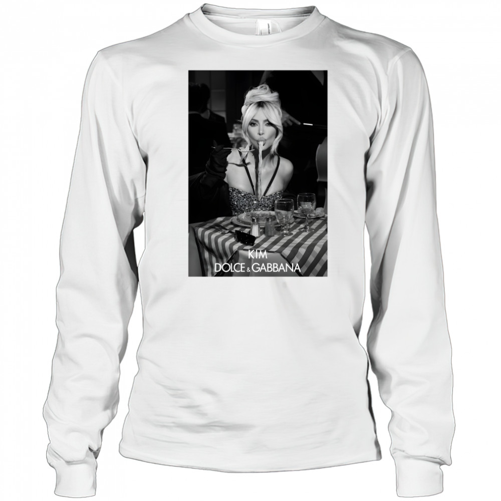 Kim Kardashian Dolce and Gabbana Long Sleeved