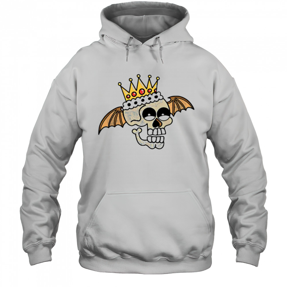 King Skull bat wings shirt Hoodie