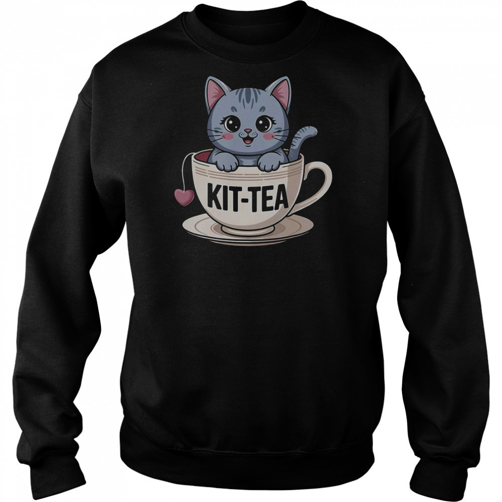 Kit-Tea Cat Tea T-Shirt Hoodie