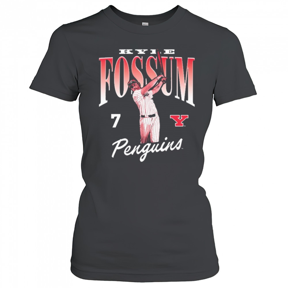 Kyle Fossum 7 Youngstown State Penguins baseball NCAA Division I 2025 t-shirt Women's T-shirt