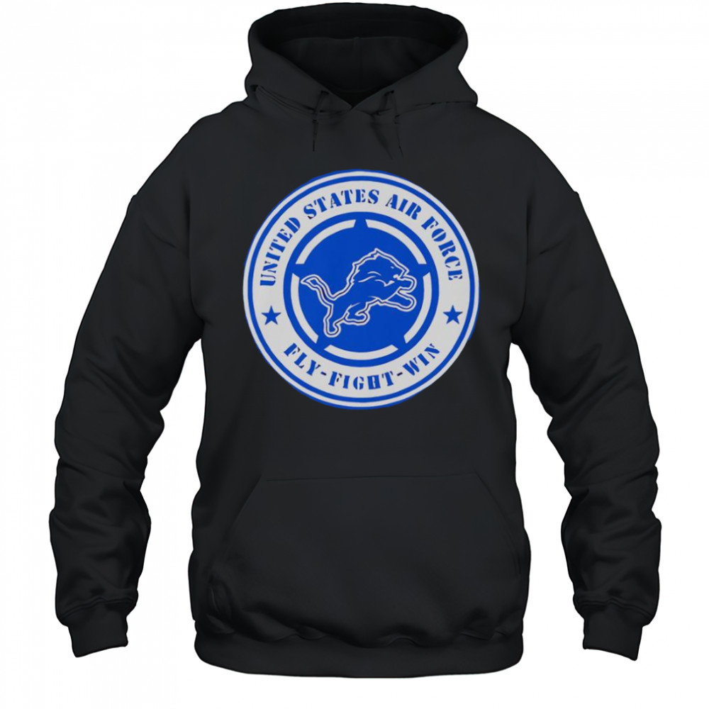 Lions United States Air Force Military Appreciation Night T-Shirt Hoodie