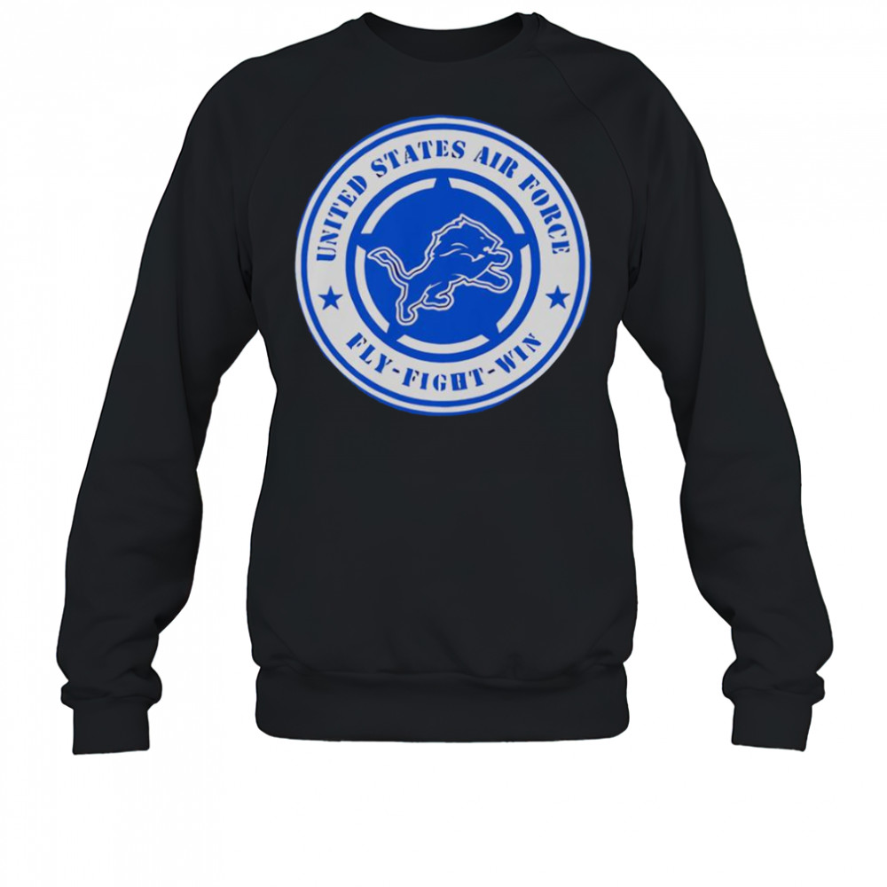 Lions United States Air Force Military Appreciation Night T-Shirt Sweatshirt