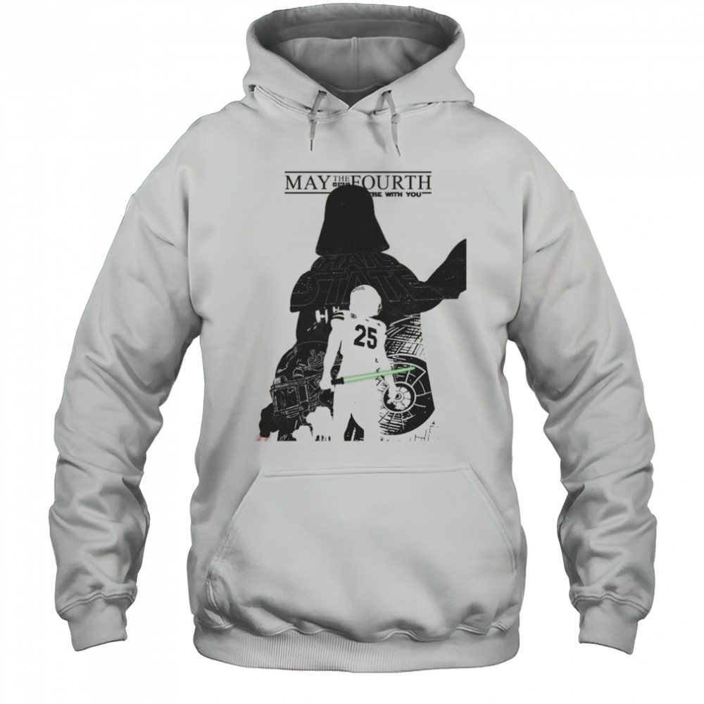 May the Fourth Be With You Star Wars Day with Mississippi State Football 2025 t-shirt Hoodie