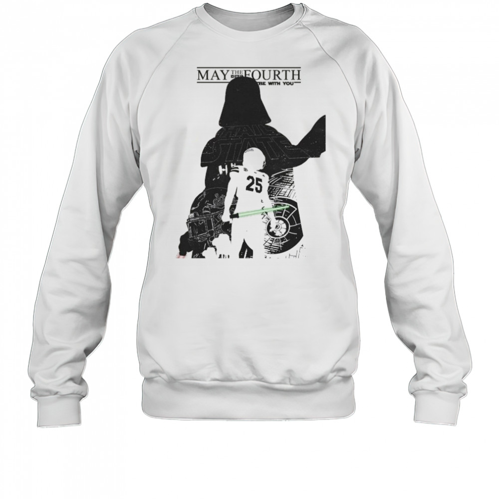 May the Fourth Be With You Star Wars Day with Mississippi State Football 2025 t-shirt Sweatshirt