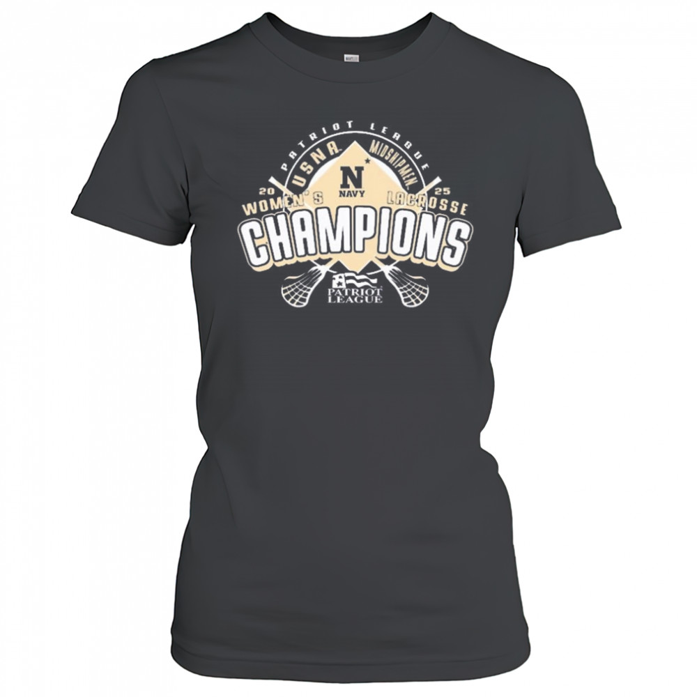 Navy Midshipmen Patriot League NCAA Women’s Lacrosse Tournament Champions 2025 t-shirt Women's T-shirt