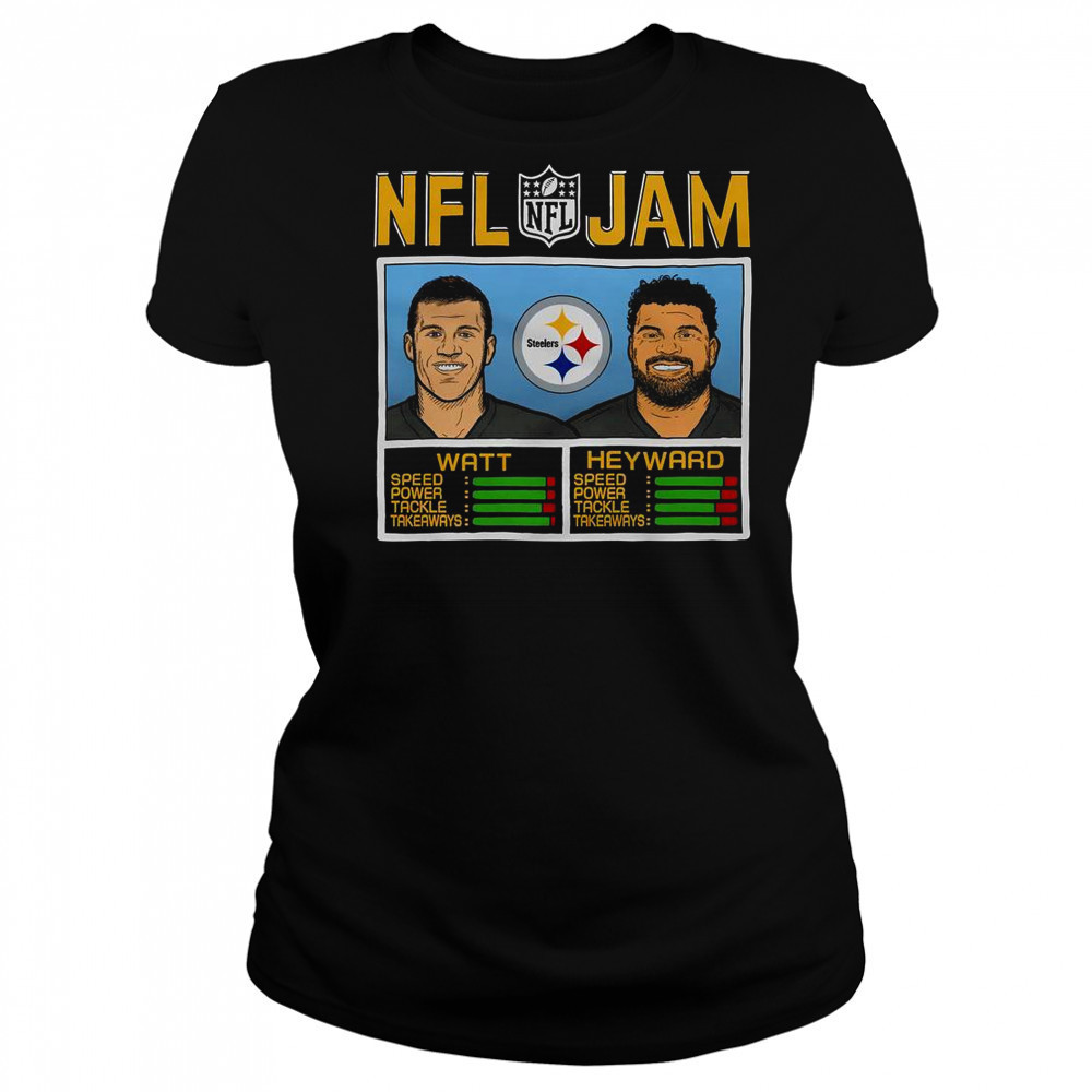 NFL Jam Steelers Watt And Heyward T-Shirt Women's T-shirt