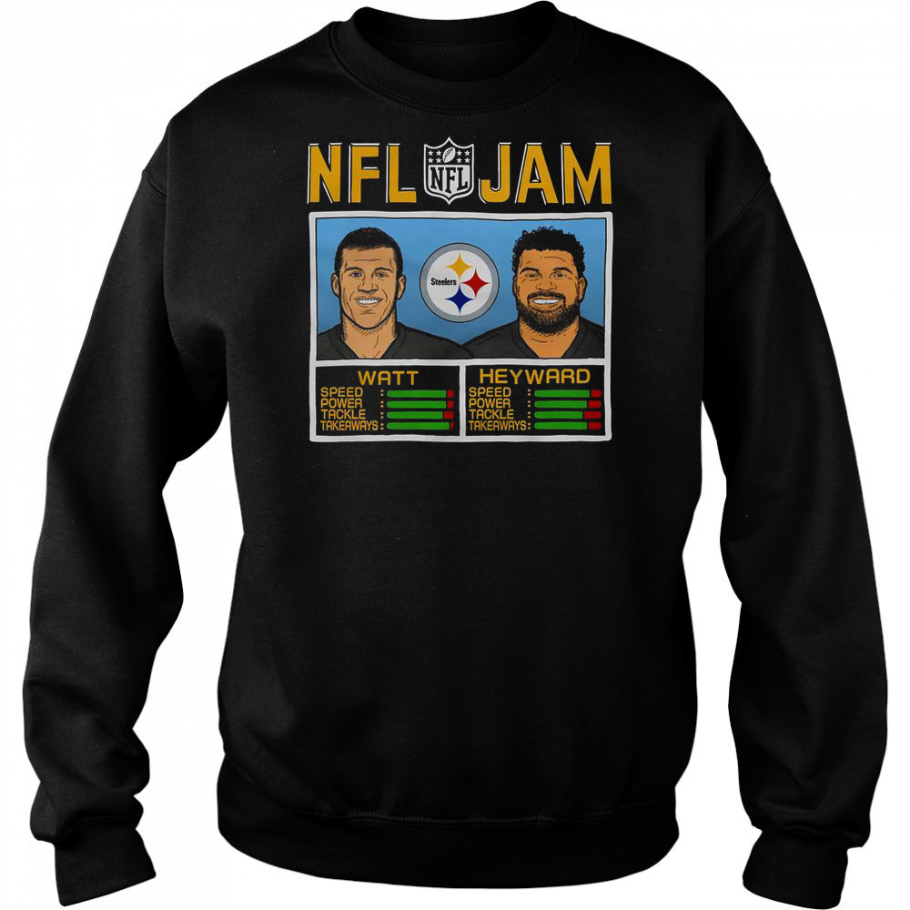 NFL Jam Steelers Watt And Heyward T-Shirt Hoodie