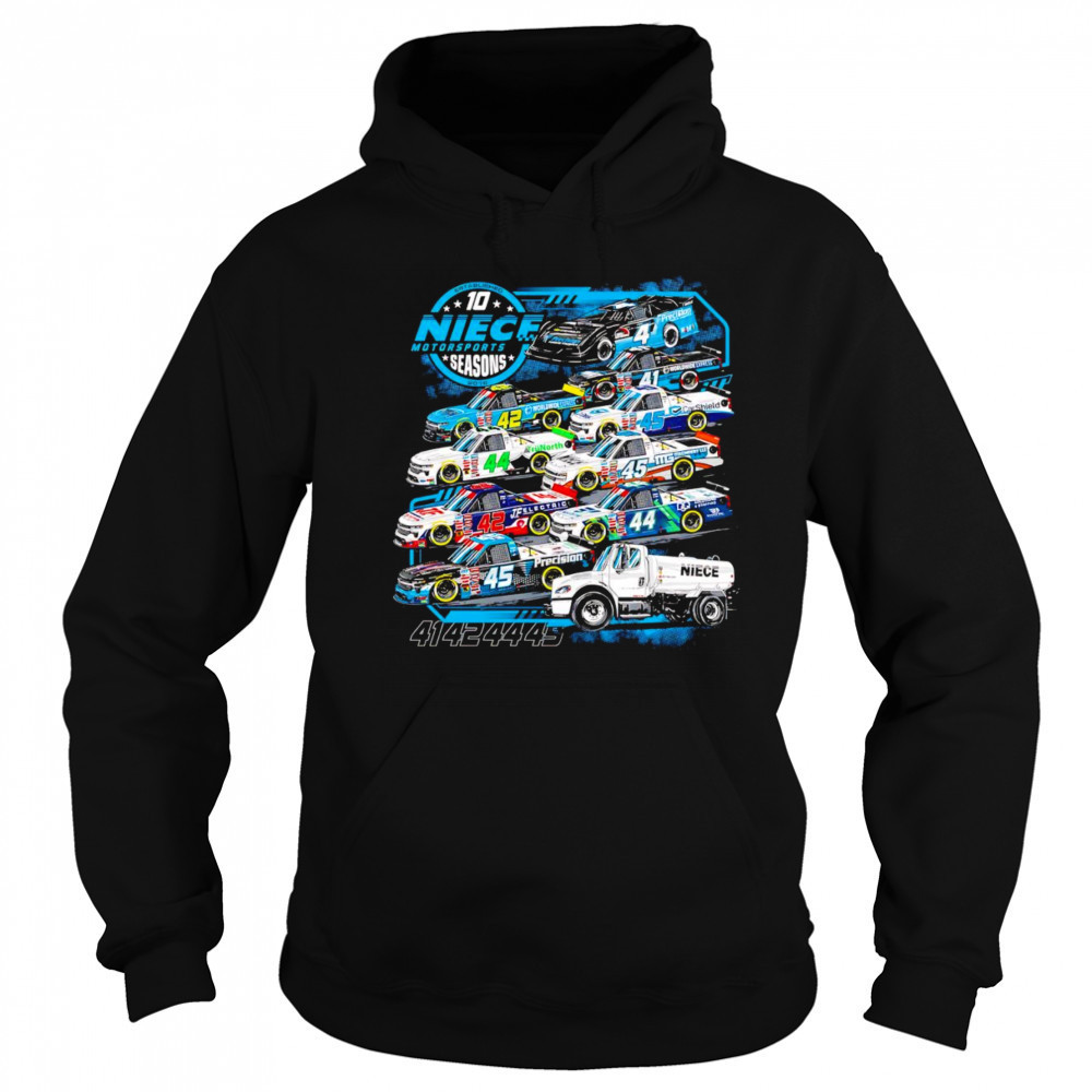 Niece Motorsports 10 Seasons shirt Sweatshirt