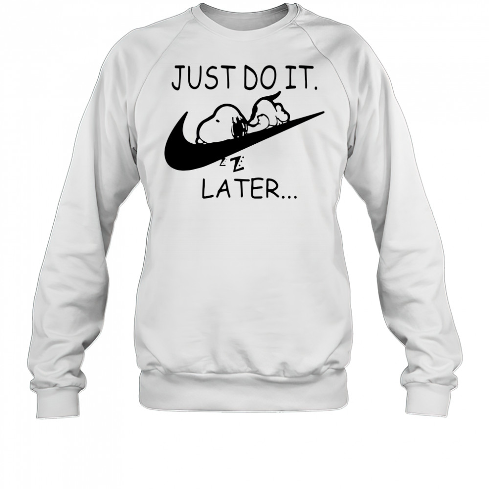 Nike Snoopy Just Do It Later Sweatshirt