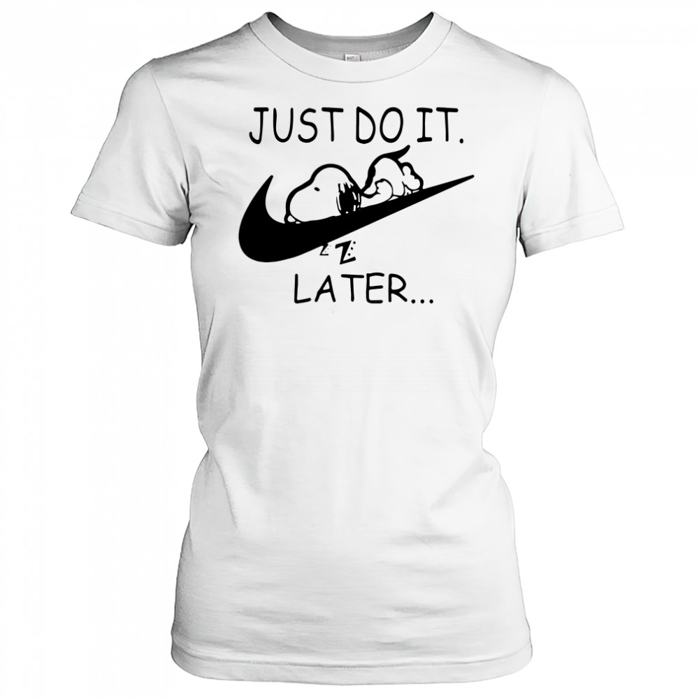 Nike Snoopy Just Do It Later Women's T-shirt