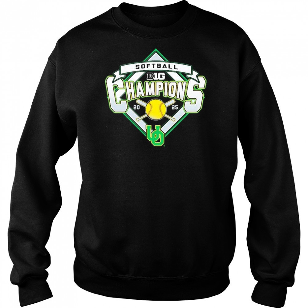 Oregon Ducks 2025 B1G Big Ten Softball Regular Season Champions t-shirt Hoodie